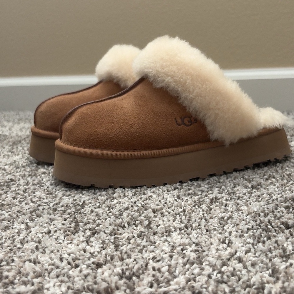 UGG Tan Sheepskin Slippers